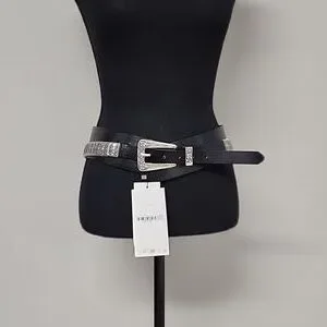 Zara | Accessories | Zara Leather Belt With Melt Pieces  display picture 1